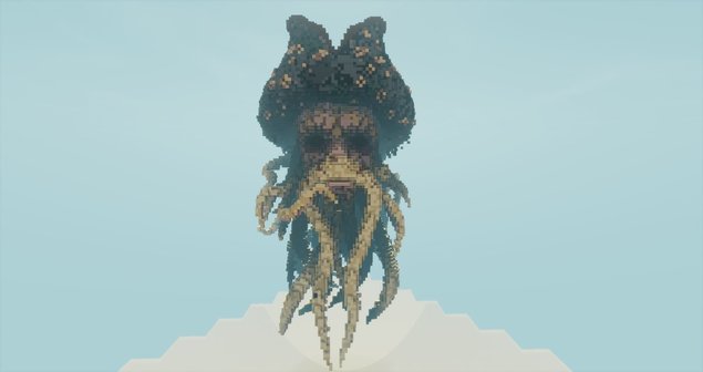 Davy Jones Head in Minecraft