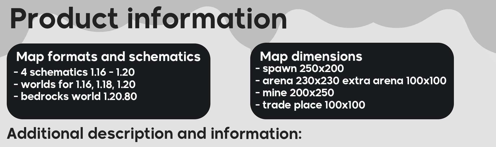 Product information