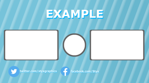 Simple Blue 2D Outro Template