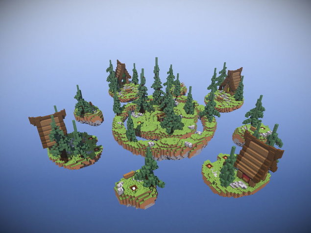 Forest - Bedwars Map 4x4