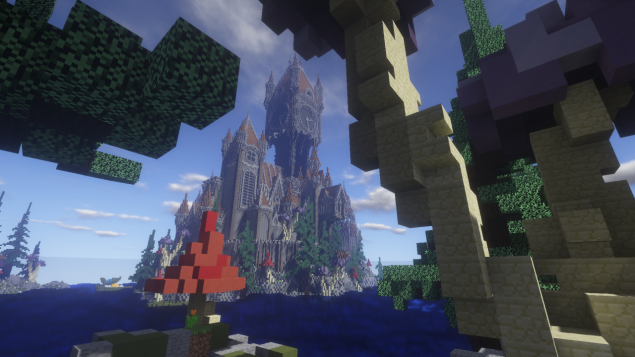 fantasy steampunk castle