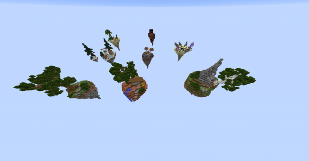 Skyblock Spawn Islands Pack