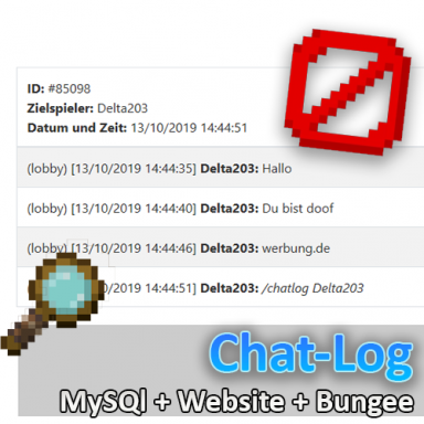 Chatlog-System | 1.8.x | BungeeCord + MySQl + Website + Sourcecode