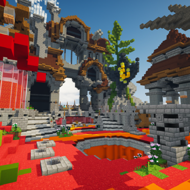 Volcano Island - Skyblock Spawn