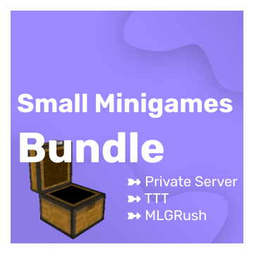 SMALL-MINIGAMES BUNDLE × Private Server, TTT, MLGRush × Starte günstig deinen Server!