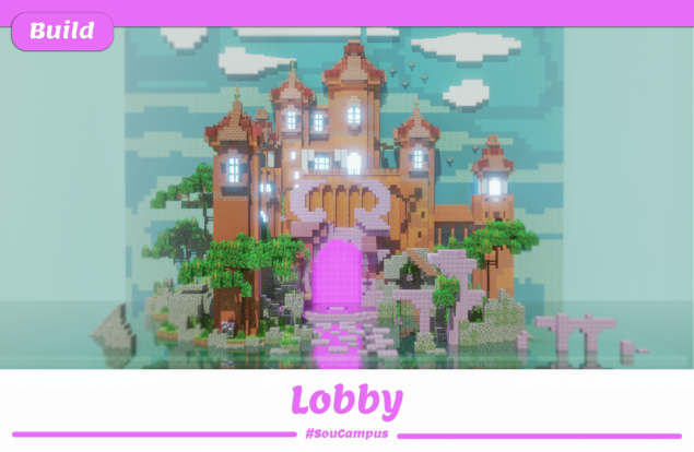 Purple waiting lobby