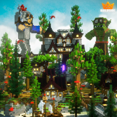 Fantasy Goblin Village | Lobby  [1.8 - 1.16.] CHRISTMAS UPDATE
