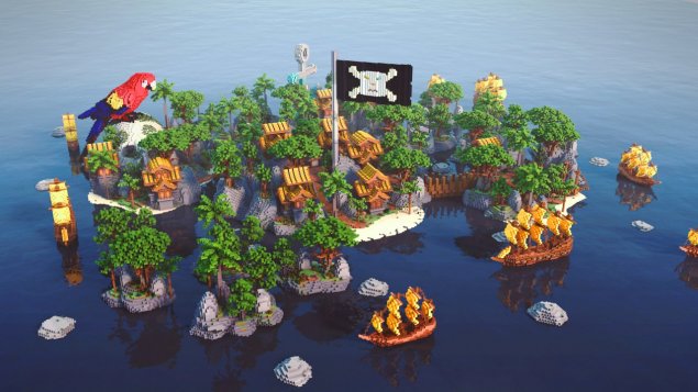 Pirate village lobby