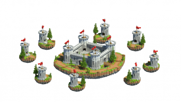 Castle | Skywars Map | 8x1