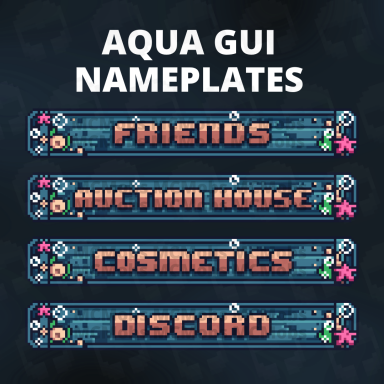 Aqua GUI Nameplates