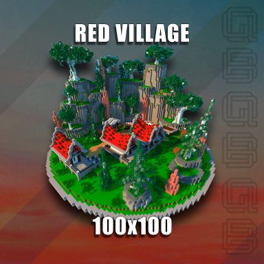 Red Sky Village | 100x100