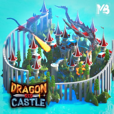 Dragon Red Castle Hub | 500x500