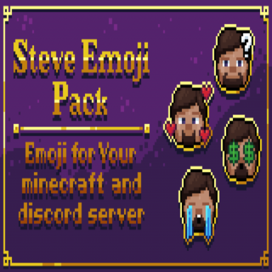 Steve Emoji Pack