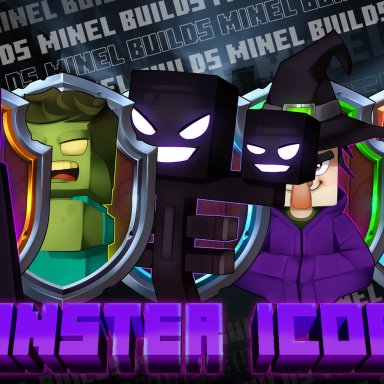 4x Monster Buycraft Icons
