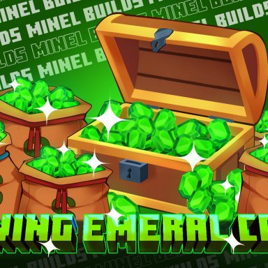 Drawig Emerald Coins | MINELCBUILDS