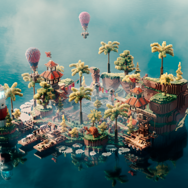 Palm Village - Minecraft Lobby