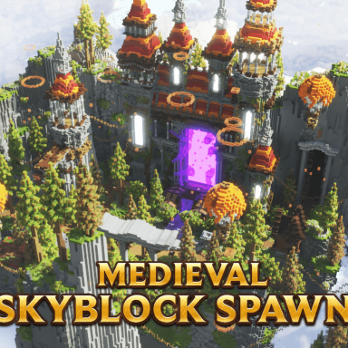 Medieval SkyBlock Spawn/lobby 250x220