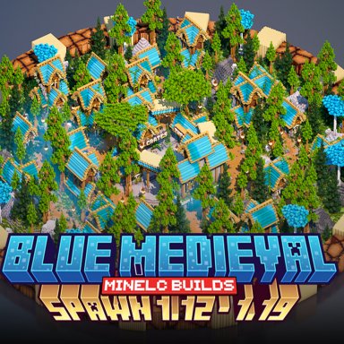 Blue Medieval Village Spawn - 400x400
