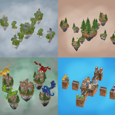 BedWars pack - 4x maps