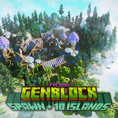 GenBlock, Tycoon | Spawn + 10 Islands