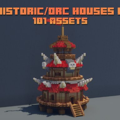 Premium Prehistoric/Orc Houses Pack