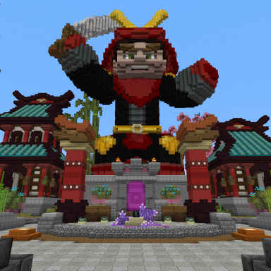 JAPANESE TEMPLE LOBBIE