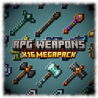 RPG x16 Weapons Megapack [Oraxen & ItemsAdder Configurations]