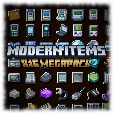Modern Item x16 Megapack [Oraxen & ItemsAdder Configurations]