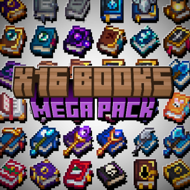 x16 Books Mega Pack [Oraxen & ItemsAdder Configuration]