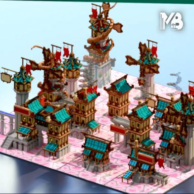 13x Medieval fantasy house pack