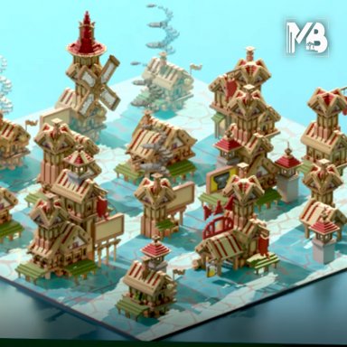 16x Beaultful Medieval House Pack