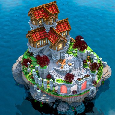 Red Medieval-Fantasy Lobby