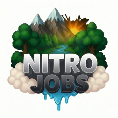 NitroJobs ⛏️ Default Jobs ⭕ Custom Job Creation - 100+ Actions ✨ Levels & Rewards ✅ In-Game Editor