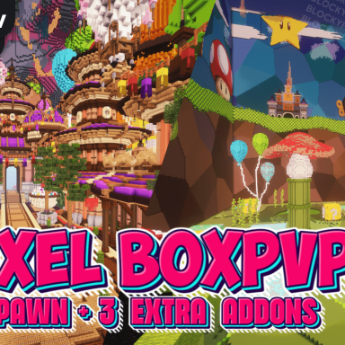 Pixel BOXPVP pack - 4 maps