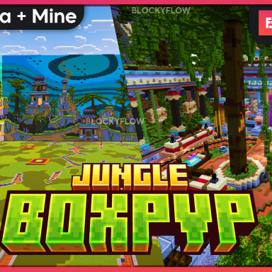 JUNGLE BOXPVP - Spawn, Arena, Mine | 3 maps